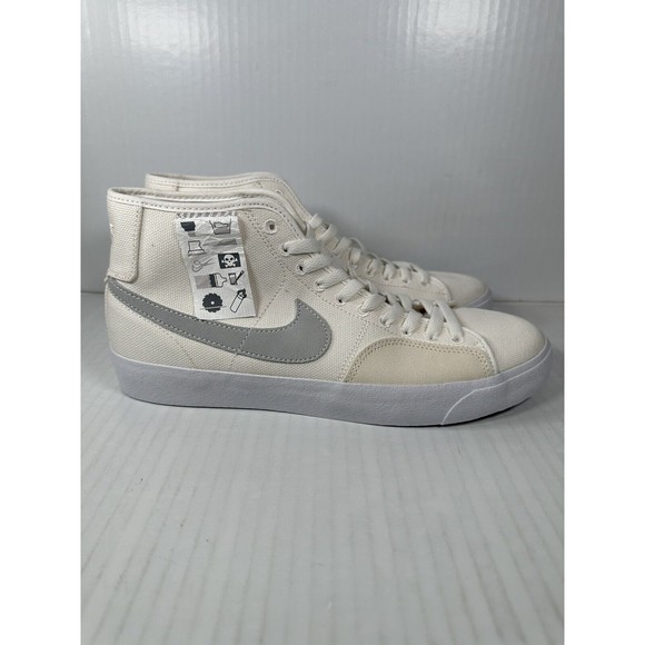 NEW Nike SB Blazer Mid Top Lace-Up Shoes SOU Summit White Size 10 DZ7635-110 - Picture 1 of 8